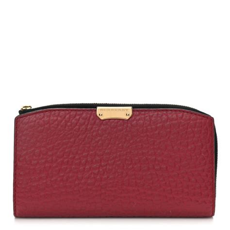 Heritage Grain Alvington Continental Wallet Damson Magenta